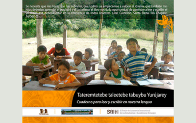 Tateremtetebe taleetebe tabuybu Yurújarey: Cuaderno para leer y escribir en nuestra lengua