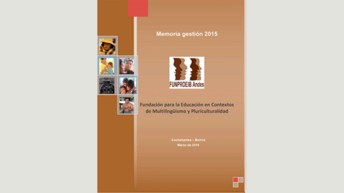 Memoria institucional 2015